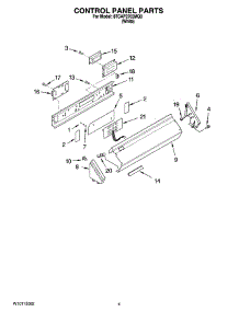 02 - Control Panel Parts parts for Whirlpool Washer 8TCAP2762MQ0 from AppliancePartsPros.com