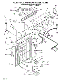 02 - Controls And Rear Panel Parts parts for Whirlpool Washer WTW5790ST0 from AppliancePartsPros.com