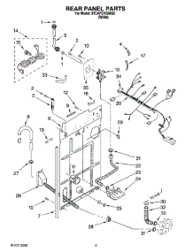 04 - Rear Panel Parts parts for Whirlpool Washer 8TCAP2762MQ0 from AppliancePartsPros.com