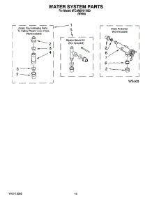 11 - Water System Parts, Optional Parts (Not Included) parts for Whirlpool Washer 8TCAM2761KQ0 from AppliancePartsPros.com