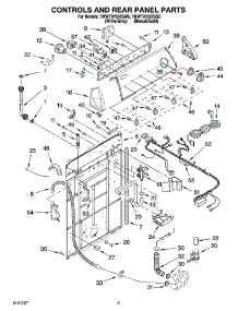 02 - Controls And Rear Panel Parts parts for Whirlpool Washer 7MWT97920SG0 from AppliancePartsPros.com