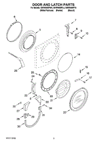 02 - Door And Latch Parts parts for Whirlpool Washer GHW9400PL4 from AppliancePartsPros.com