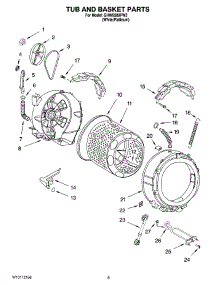 05 - Tub And Basket Parts parts for Whirlpool Washer GHW9300PW3 from AppliancePartsPros.com