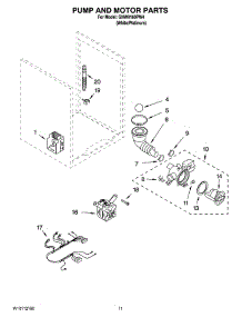 06 - Pump And Motor Parts, Optional Parts (Not Included) parts for Whirlpool Washer GHW9160PW4 from AppliancePartsPros.com