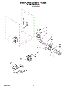 06 - Pump And Motor Parts, Optional Parts (Not Included) parts for Whirlpool Washer GHW9160PW3 from AppliancePartsPros.com