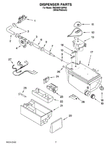 04 - Dispenser Parts parts for Whirlpool Washer 7MGHW9150PW2 from AppliancePartsPros.com