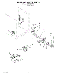 06 - Pump And Motor Parts, Optional Parts (Not Included) parts for Whirlpool Washer 7MGHW9150PW2 from AppliancePartsPros.com