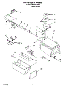 04 - Dispenser Parts parts for Whirlpool Washer 7MGHW9150PW1 from AppliancePartsPros.com