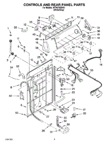 02 - Controls And Rear Panel Parts parts for Whirlpool Washer WTW5700SW0 from AppliancePartsPros.com