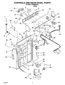 02 - Controls And Rear Panel Parts parts for Whirlpool Washer WTW5600SQ0 from AppliancePartsPros.com