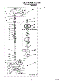 08 - Gearcase Parts, Optional Parts (Not Included) parts for Whirlpool Washer WTW5810SW0 from AppliancePartsPros.com