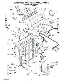 02 - Controls And Rear Panel Parts parts for Whirlpool Washer 2DWTW5605SQ0 from AppliancePartsPros.com
