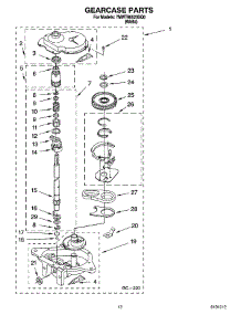 08 - Gearcase Parts, Optional Parts (Not Included) parts for Whirlpool Washer 7MWT96520SQ0 from AppliancePartsPros.com