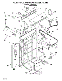 02 - Controls And Rear Panel Parts parts for Whirlpool Washer WTW5100SQ0 from AppliancePartsPros.com