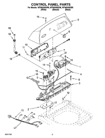 02 - Control Panel Parts parts for Whirlpool Washer WTW6300SG0 from AppliancePartsPros.com