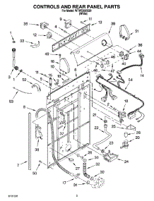 02 - Controls And Rear Panel Parts parts for Whirlpool Washer WTW5300SQ0 from AppliancePartsPros.com