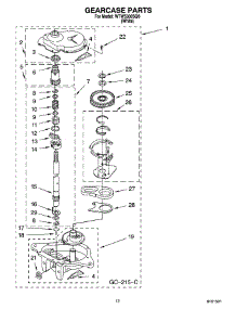08 - Gearcase Parts, Optional Parts (Not Included) parts for Whirlpool Washer WTW5300SQ0 from AppliancePartsPros.com