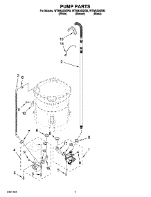 04 - Pump Parts, Optional Parts (Not Included) parts for Whirlpool Washer WTW6300SW0 from AppliancePartsPros.com