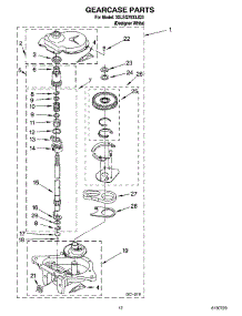08 - Gearcase Parts parts for Whirlpool Washer 3XLSQ7533JQ3 from AppliancePartsPros.com