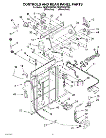 02 - Controls And Rear Panel Parts parts for Whirlpool Washer 7MWT96760SG0 from AppliancePartsPros.com