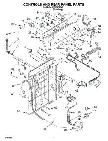 02 - Controls And Rear Panel Parts parts for Whirlpool Washer LSQ9560PW3 from AppliancePartsPros.com