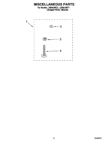 10 - Miscellaneous  Parts, Optional Parts (Not Included) parts for Whirlpool Washer LSR9434PT1 from AppliancePartsPros.com