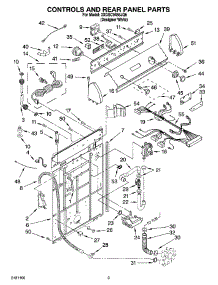 02 - Controls And Rear Panel Parts parts for Whirlpool Washer 3XGSC9455JQ6 from AppliancePartsPros.com