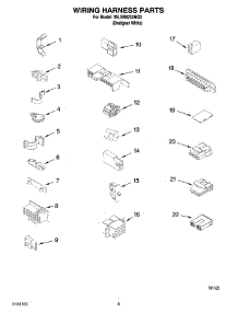 06 - Wiring Harness Parts parts for Whirlpool Washer 3SLSR6233MQ3 from AppliancePartsPros.com