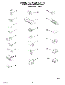 06 - Wiring Harness Parts parts for Whirlpool Washer 4PGSC9455JQ3 from AppliancePartsPros.com
