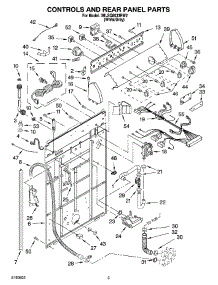 02 - Controls And Rear Panel Parts parts for Whirlpool Washer 3RLSQ8033RW2 from AppliancePartsPros.com