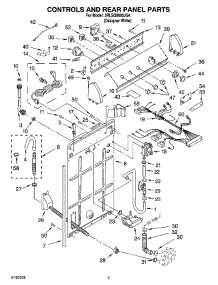 02 - Controls And Rear Panel Parts parts for Whirlpool Washer 3RLSQ8000JQ4 from AppliancePartsPros.com