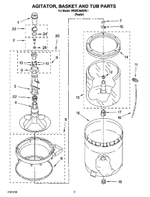 03 - Agitator, Basket And Tub Parts parts for Whirlpool Washer 3RGSC9400RL1 from AppliancePartsPros.com