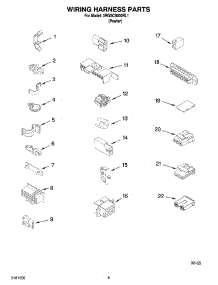 06 - Wiring Harness Parts parts for Whirlpool Washer 3RGSC9400RL1 from AppliancePartsPros.com
