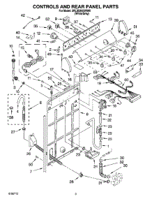 02 - Controls And Rear Panel Parts parts for Whirlpool Washer 3RLSQ8033RW0 from AppliancePartsPros.com
