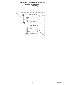 10 - Miscellaneous  Parts, Optional Parts (Not Included) parts for Whirlpool Washer 3RLSQ8033RW0 from AppliancePartsPros.com