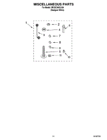 10 - Miscellaneous  Parts, Optional Parts (Not Included) parts for Whirlpool Washer 3RGSC9455JQ4 from AppliancePartsPros.com