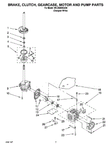 04 - Brake, Clutch, Gearcase, Motor And Pump Parts parts for Whirlpool Washer 3RLSQ8000JQ6 from AppliancePartsPros.com