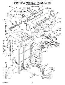 02 - Controls And Rear Panel Parts parts for Whirlpool Washer 3RLSQ8533JQ5 from AppliancePartsPros.com