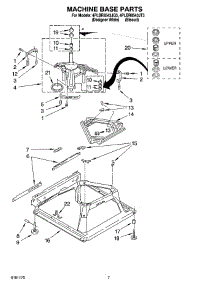 04 - Machine Base Parts parts for Whirlpool Washer 4PLBR8543JQ3 from AppliancePartsPros.com