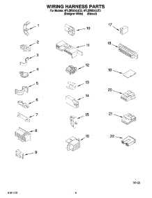 06 - Wiring Harness Parts parts for Whirlpool Washer 4PLBR8543JT3 from AppliancePartsPros.com