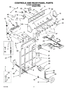 02 - Controls And Rear Panel Parts parts for Whirlpool Washer 3SLSR6233MQ2 from AppliancePartsPros.com