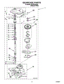 08 - Gearcase Parts parts for Whirlpool Washer 3XLBR5432JQ4 from AppliancePartsPros.com