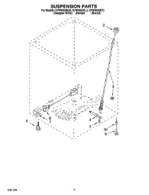 06 - Suspension Parts parts for Whirlpool Washer GVW9959KQ3 from AppliancePartsPros.com