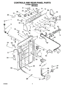 02 - Controls And Rear Panel Parts parts for Whirlpool Washer LSW9750PW3 from AppliancePartsPros.com
