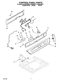 04 - Control Panel Parts parts for Whirlpool Washer GVW9959KT3 from AppliancePartsPros.com
