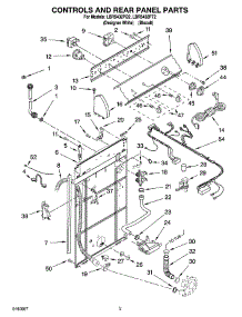 02 - Controls And Rear Panel Parts parts for Whirlpool Washer LBR5432PQ2 from AppliancePartsPros.com