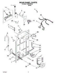 04 - Rear Panel Parts parts for Whirlpool Washer CAM2762RQ0 from AppliancePartsPros.com