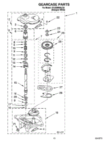 08 - Gearcase Parts parts for Whirlpool Washer 2DLSQ8000JQ5 from AppliancePartsPros.com