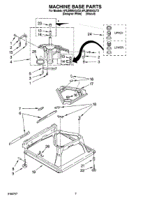 04 - Machine Base Parts parts for Whirlpool Washer 4PLBR8543JQ2 from AppliancePartsPros.com