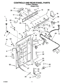 02 - Controls And Rear Panel Parts parts for Whirlpool Washer LSB6200PQ2 from AppliancePartsPros.com